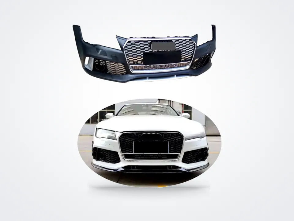 Audi A7 RS7 görünümlü ön tampon ve panjur seti – görsel 1