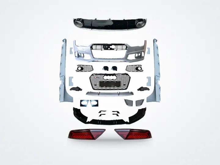 Audi A7 RS7 görünümlü makyajlı kasa body kit parçaları