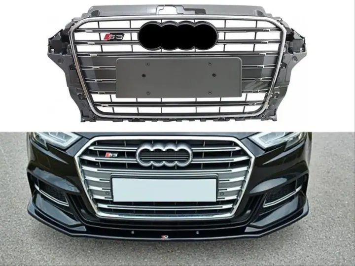 Audi A3 8V makyajlı gri S3 görünümlü panjur – görsel 1