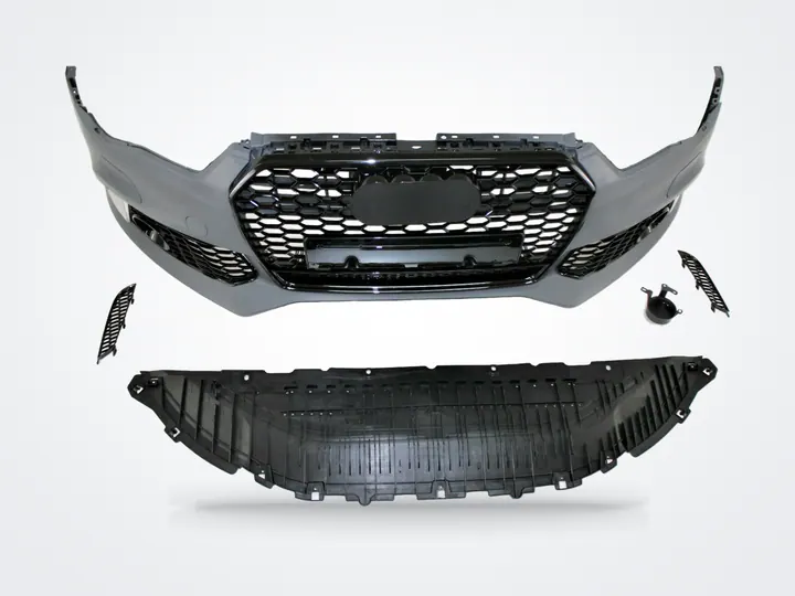 Audi A6 C7 RS6 görünümlü ön tampon ve panjur seti