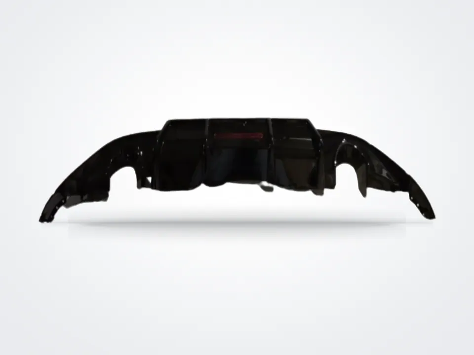 Volkswagen Polo Mk6 Piano Black çift egzoz difüzörü – görsel 1