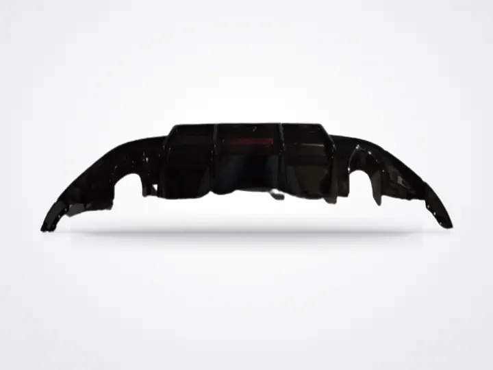 Volkswagen Polo Mk6 Piano Black çift egzoz difüzörü – görsel 1
