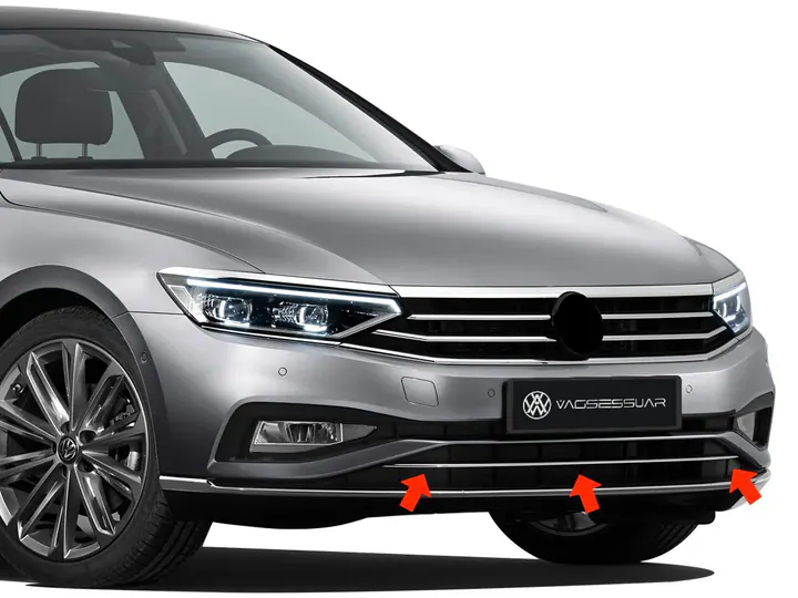 Volkswagen Passat B8.5 krom ön tampon çıtası – görsel 1