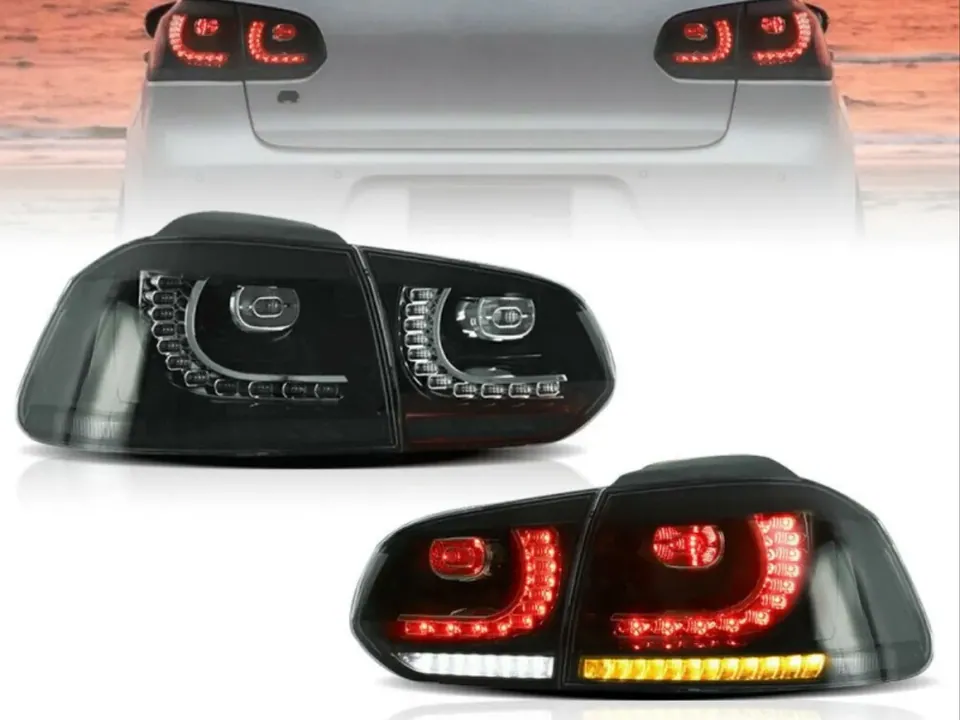 Volkswagen Golf 6 R20 görünümlü füme LED stop – görsel 1