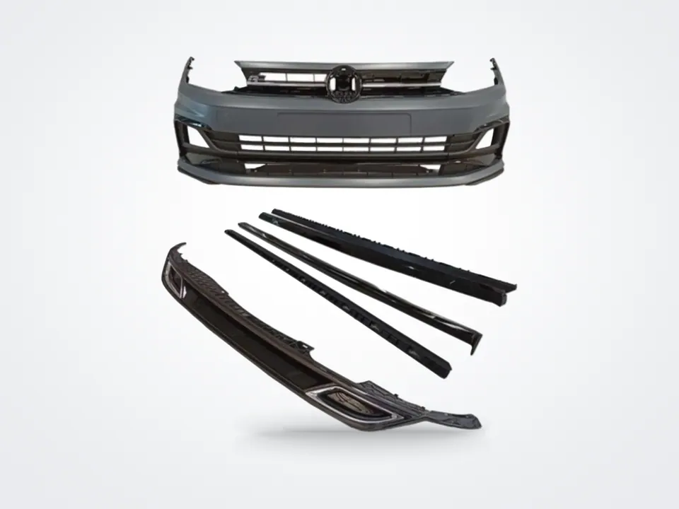 Volkswagen Polo Mk6 R-Line görünümlü full body kit – görsel 1