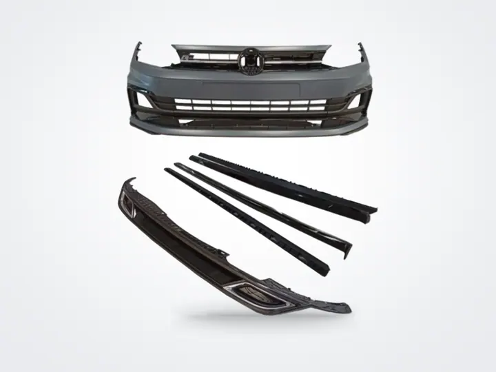 Volkswagen Polo Mk6 R-Line görünümlü full body kit – görsel 1