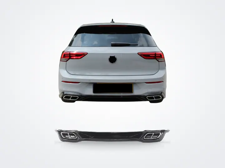Volkswagen Golf 8 Life, Style ve Impression için R-Line görünümlü difüzör