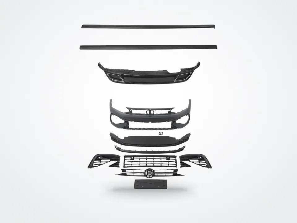 Volkswagen Polo Mk6 R görünümlü body kit parçaları – görsel 1