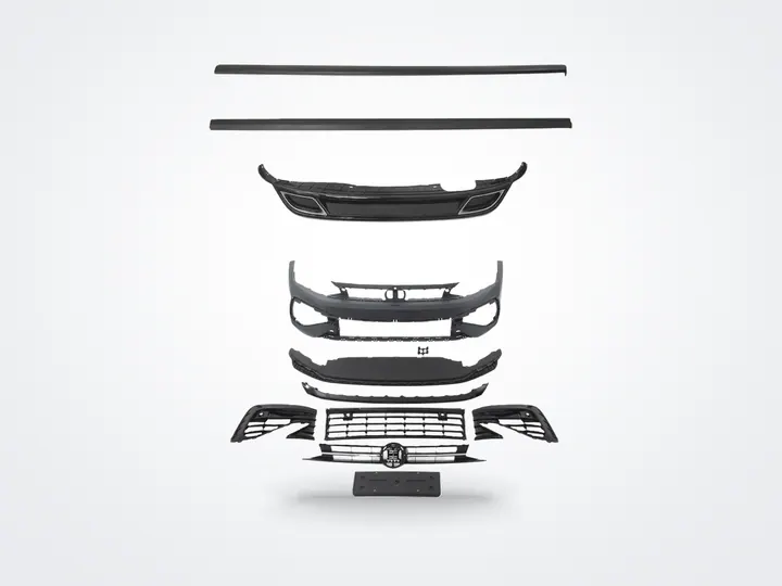 Volkswagen Polo Mk6 R görünümlü body kit parçaları – görsel 1