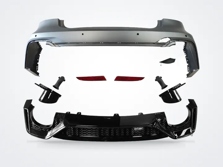 Audi A7 RS7 görünümlü arka tampon seti