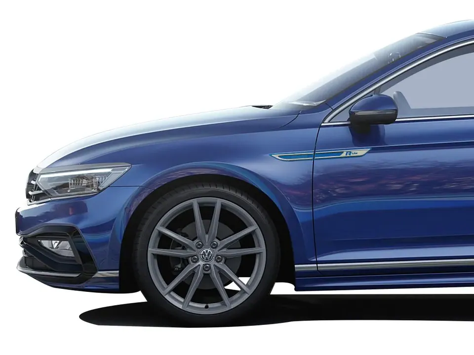Volkswagen Passat B8.5 mavi R-Line çamurluk çıtası – görsel 1