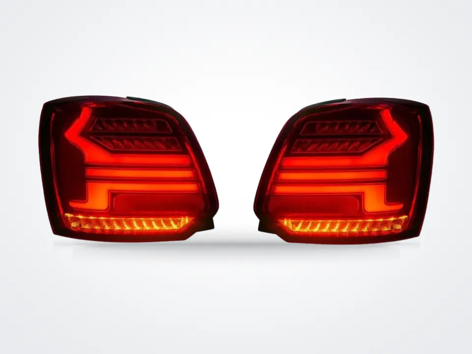 Volkswagen Polo Mk5 kayar sinyalli LED stop seti – görsel 1