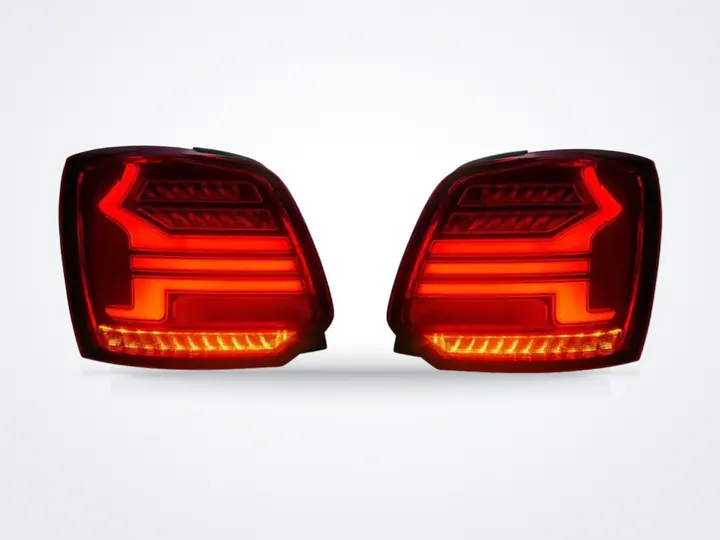 Volkswagen Polo Mk5 kayar sinyalli LED stop seti – görsel 1
