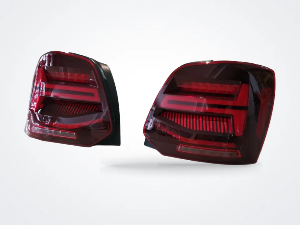 Volkswagen Polo Mk5 kırmızı Q2 görünümlü LED stop – görsel 1