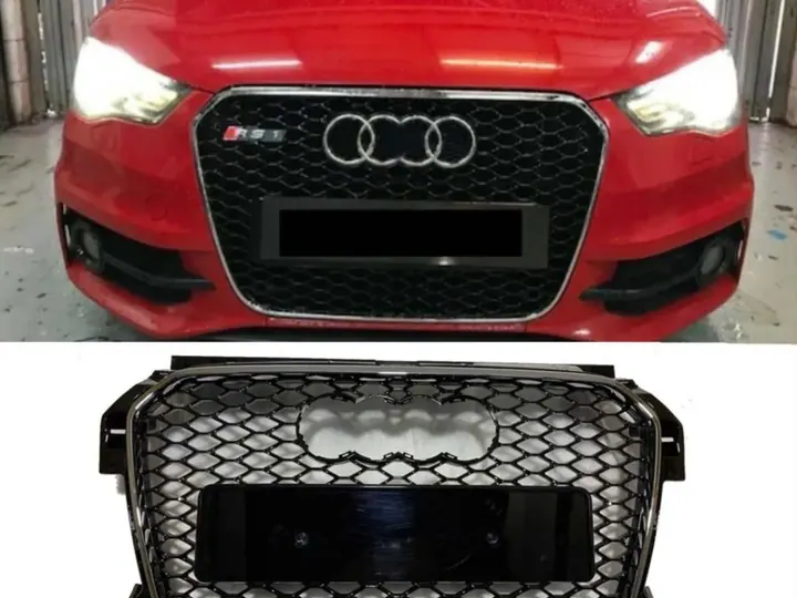 Audi A1 RS1 görünümlü siyah krom panjur – görsel 1