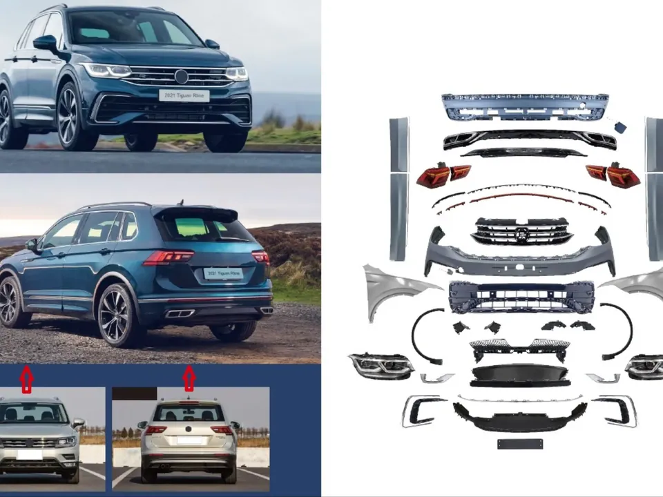 Volkswagen Tiguan makyajlı kasa görünümlü body kit parçaları – görsel 1