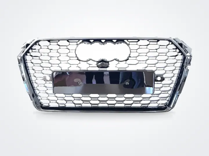 Audi A4 B9 RS4 görünümlü siyah ön panjur – görsel 1