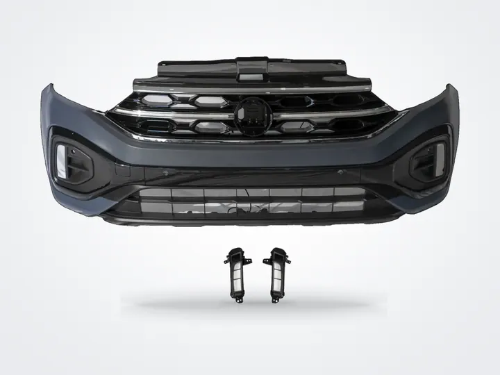 Volkswagen T-Roc makyajlı R-Line görünümlü ön tampon ve LED'li panjur