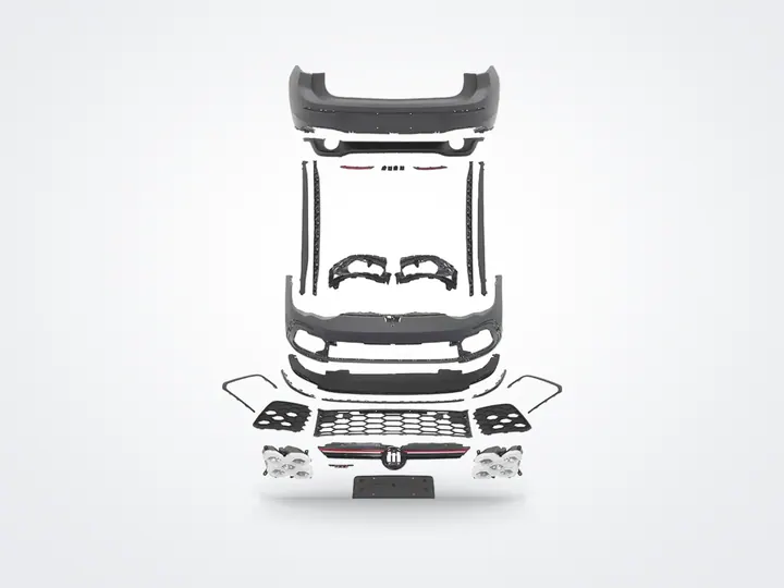 Volkswagen Golf 8 GTI görünümlü full set body kit – görsel 1